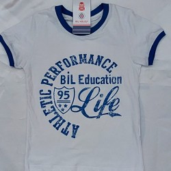 BİL  T-SHİRT BEYAZ-ATHLETIC