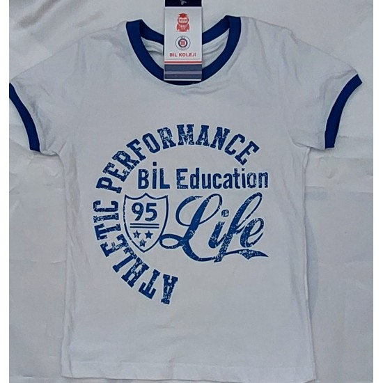 BİL  T-SHİRT BEYAZ-ATHLETIC